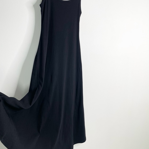 Ribbed Black Coquette Fairycore Whimsigoth Sleeveless spaghetti Dress size XS - Picture 3 of 9